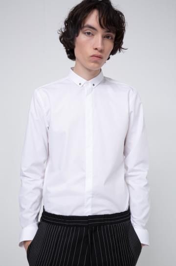Koszula HUGO Extra Slim Fit Białe Męskie (Pl17346)